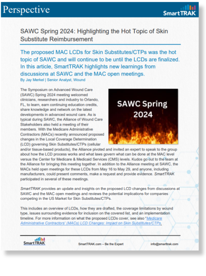 SAWC Spring 2024 Highlighting Skin Substitute Reimbursement
